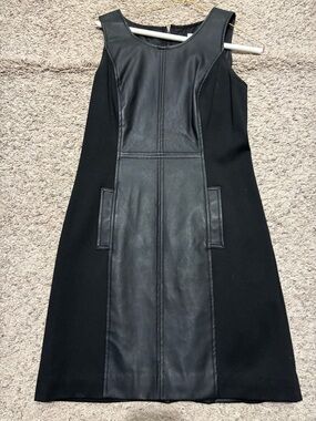 KENSIE faux leather dress